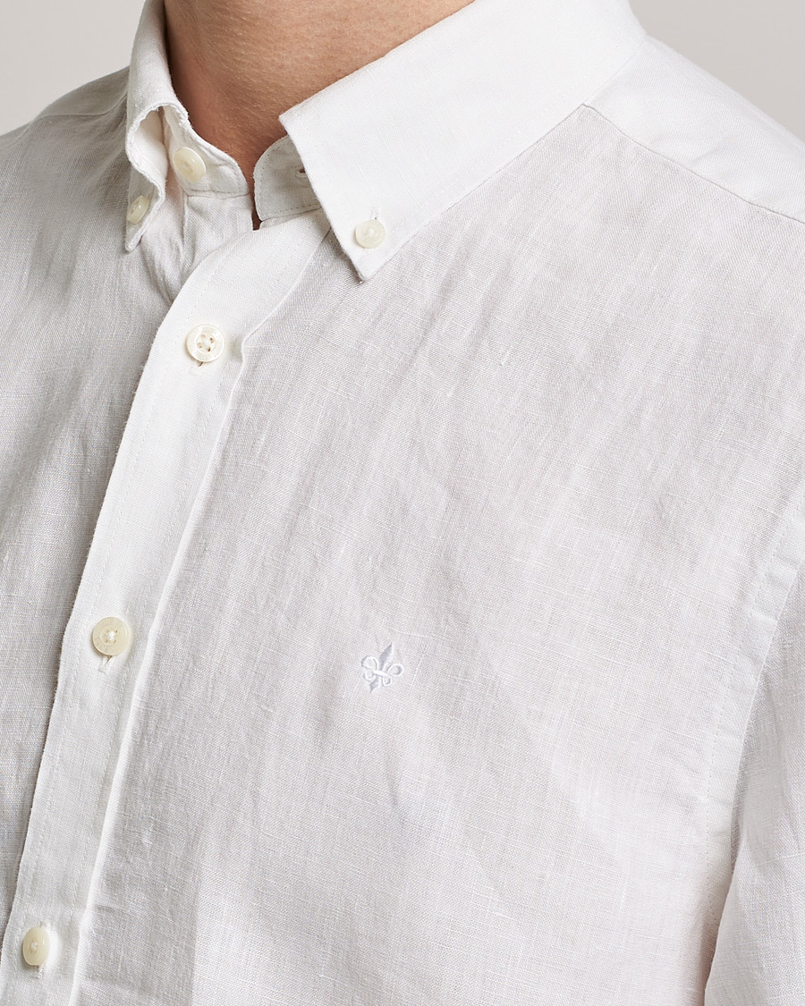 Homme | Chemises | Morris | Douglas Linen Button Down Shirt White