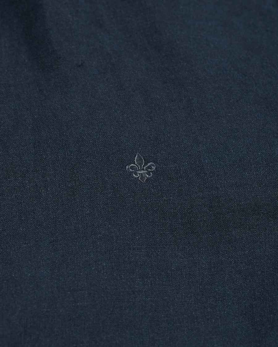 Homme | Chemises | Morris | Douglas Linen Shirt Dark Navy