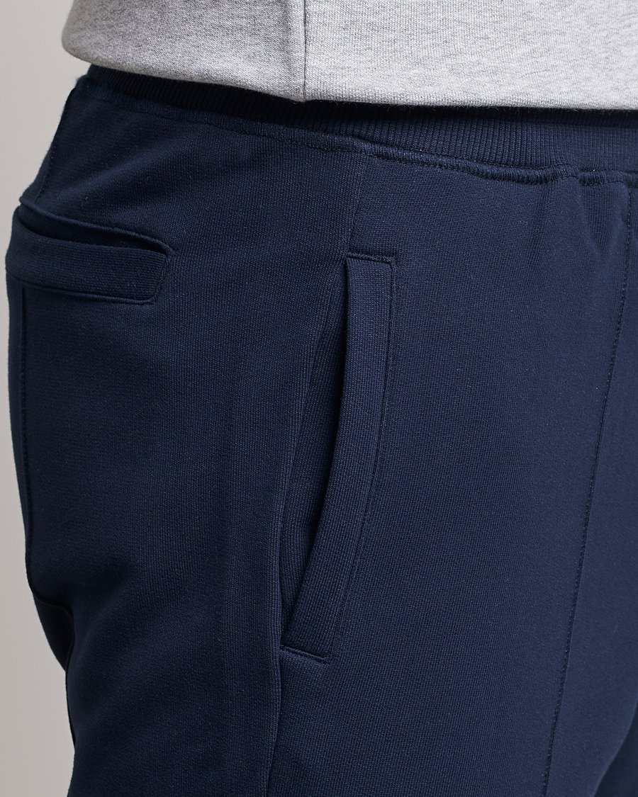 Heren | Broeken | Stenströms | Cotton Jersey Pants Navy