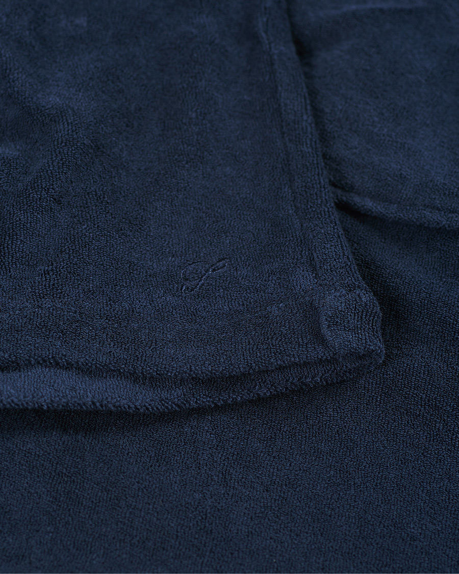 Homme | Shorts | Stenströms | Towelling Cotton Shorts Navy