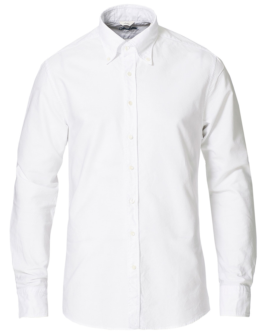 Homme | Chemises | Stenströms | Slimline Oxford Shirt White