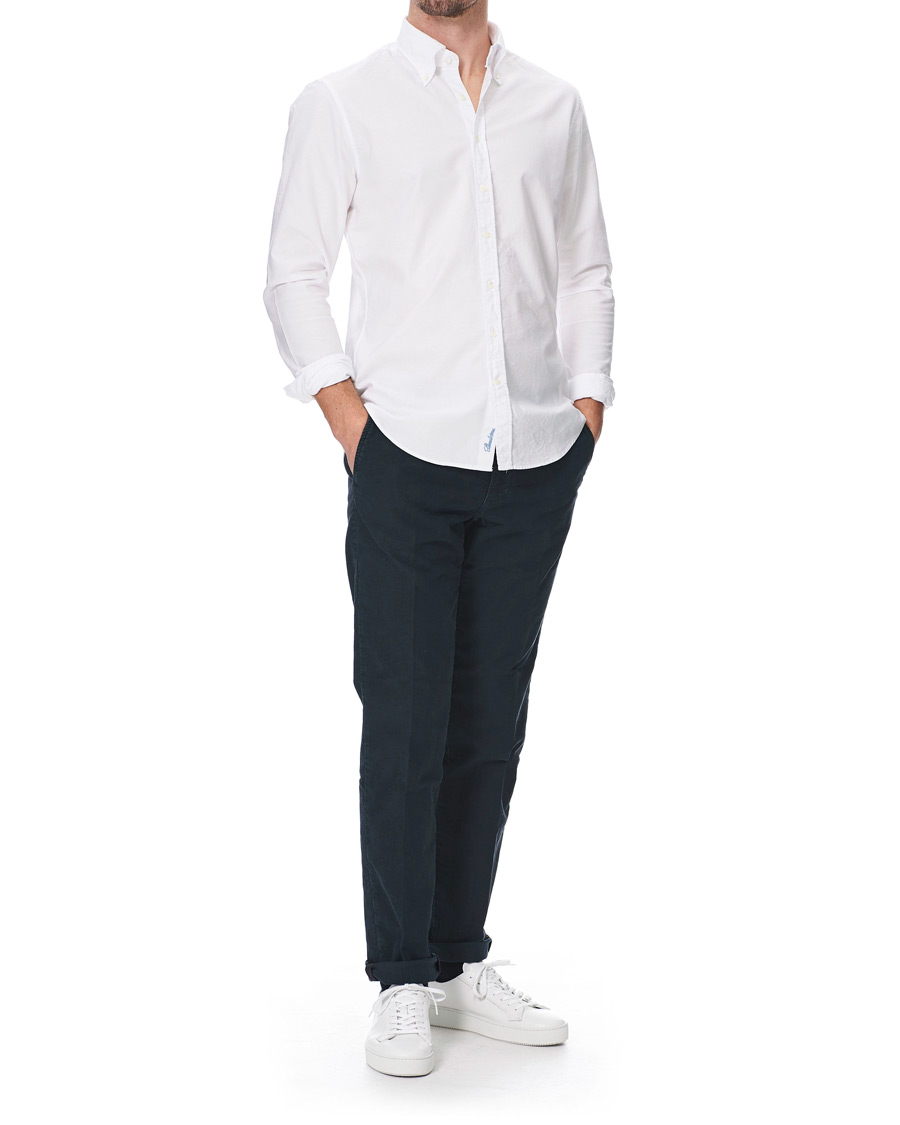 Homme | Chemises | Stenströms | Slimline Oxford Shirt White