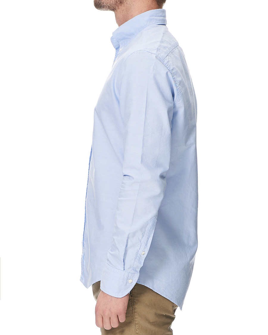 Homme | Chemises | Stenströms | Slimline Oxford Shirt Light Blue