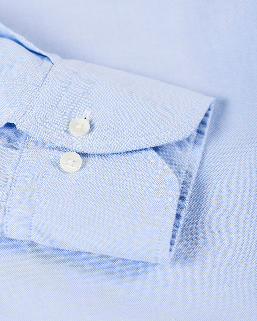 Homme | Chemises | Stenströms | Slimline Oxford Shirt Light Blue