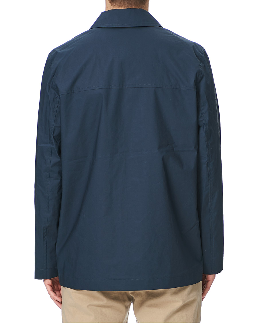 Homme | Manteaux Et Vestes | Sunspel | Waxed Cotton Jacket Navy