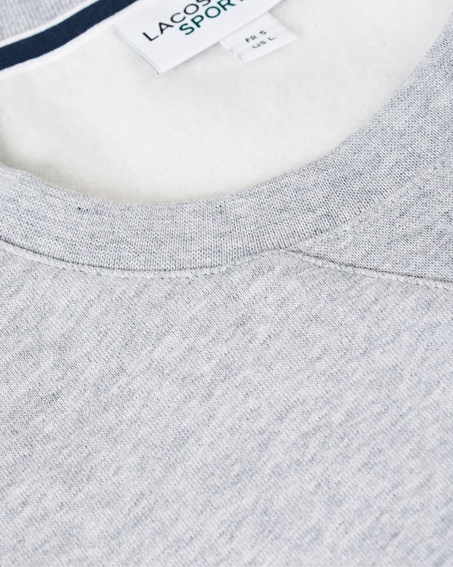 Homme | Pulls Et Tricots | Lacoste | Crew Neck Sweatshirt Argent Chine