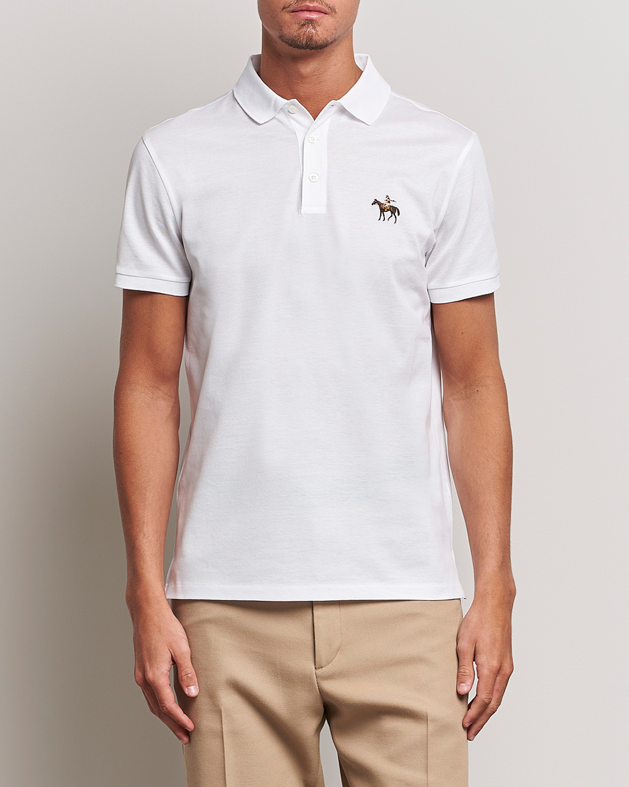 Homme | Polos | Ralph Lauren Purple Label | Mercerized Cotton Polo Classic White