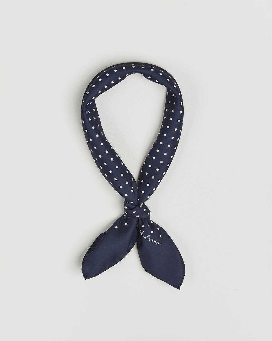 Homme | Écharpes | Ralph Lauren Purple Label | Printed Dot Scarf Navy