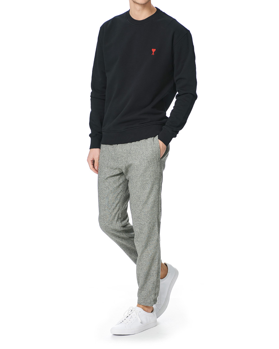 Homme | Pulls Et Tricots | AMI | Heart Logo Sweatshirt Black