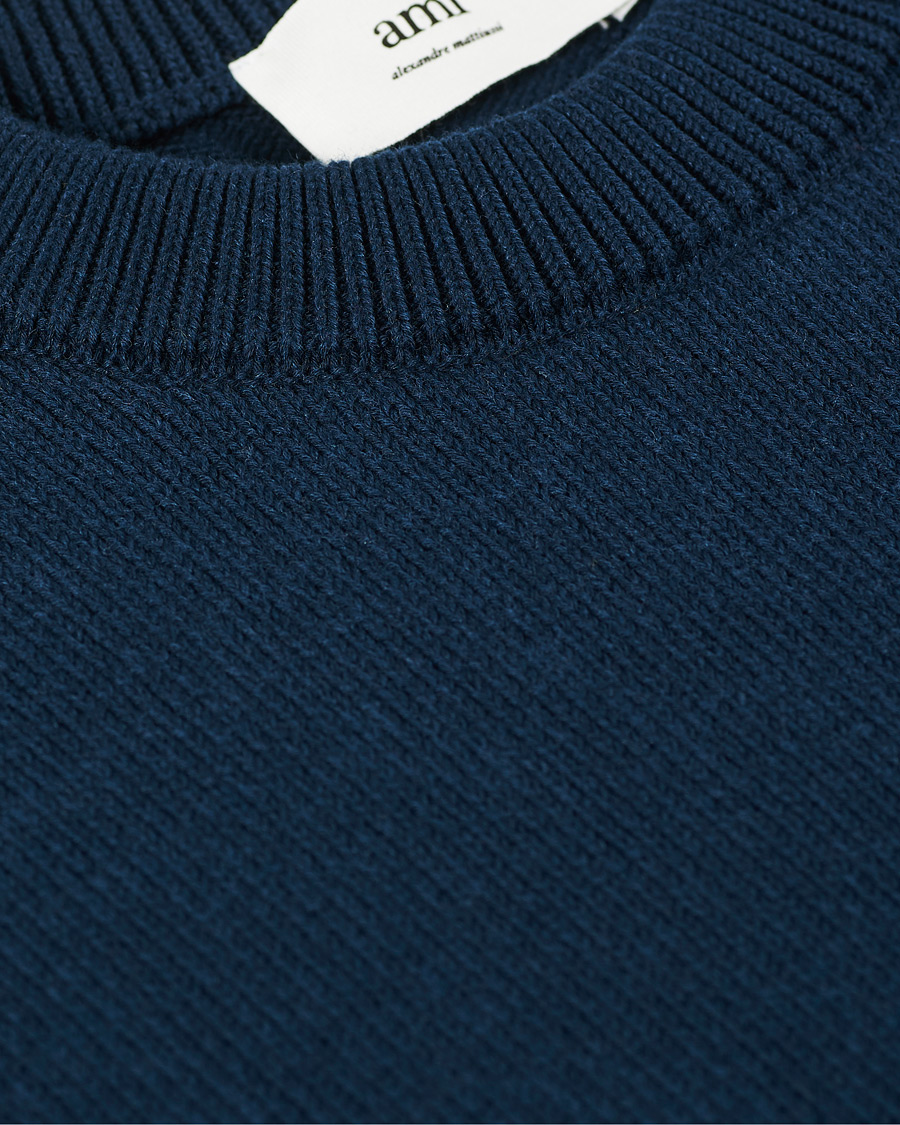 Homme | Pulls Et Tricots | AMI | Big Heart Oversize Sweater Navy