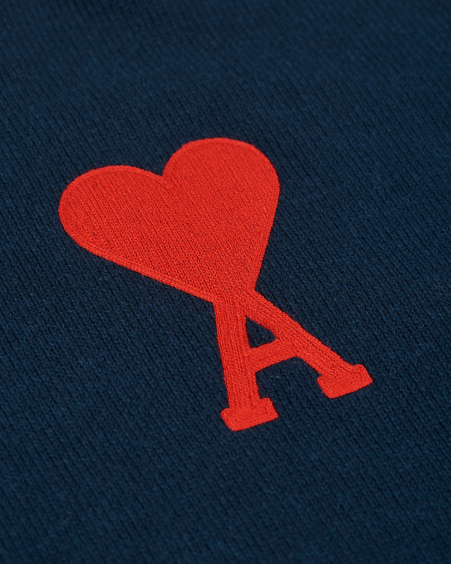 Homme | Pulls Et Tricots | AMI | Big Heart Oversize Sweater Navy