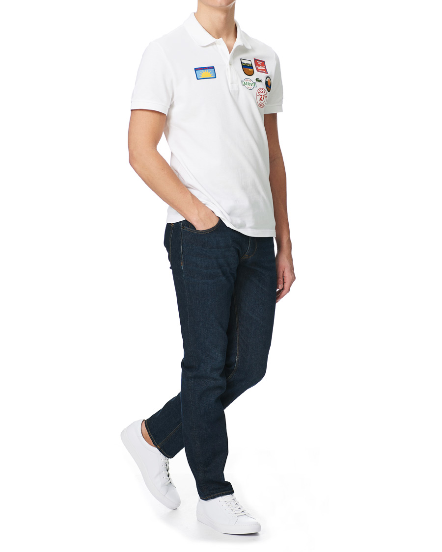 Heren | Polo's | Lacoste | Original Patch Polo Piké White