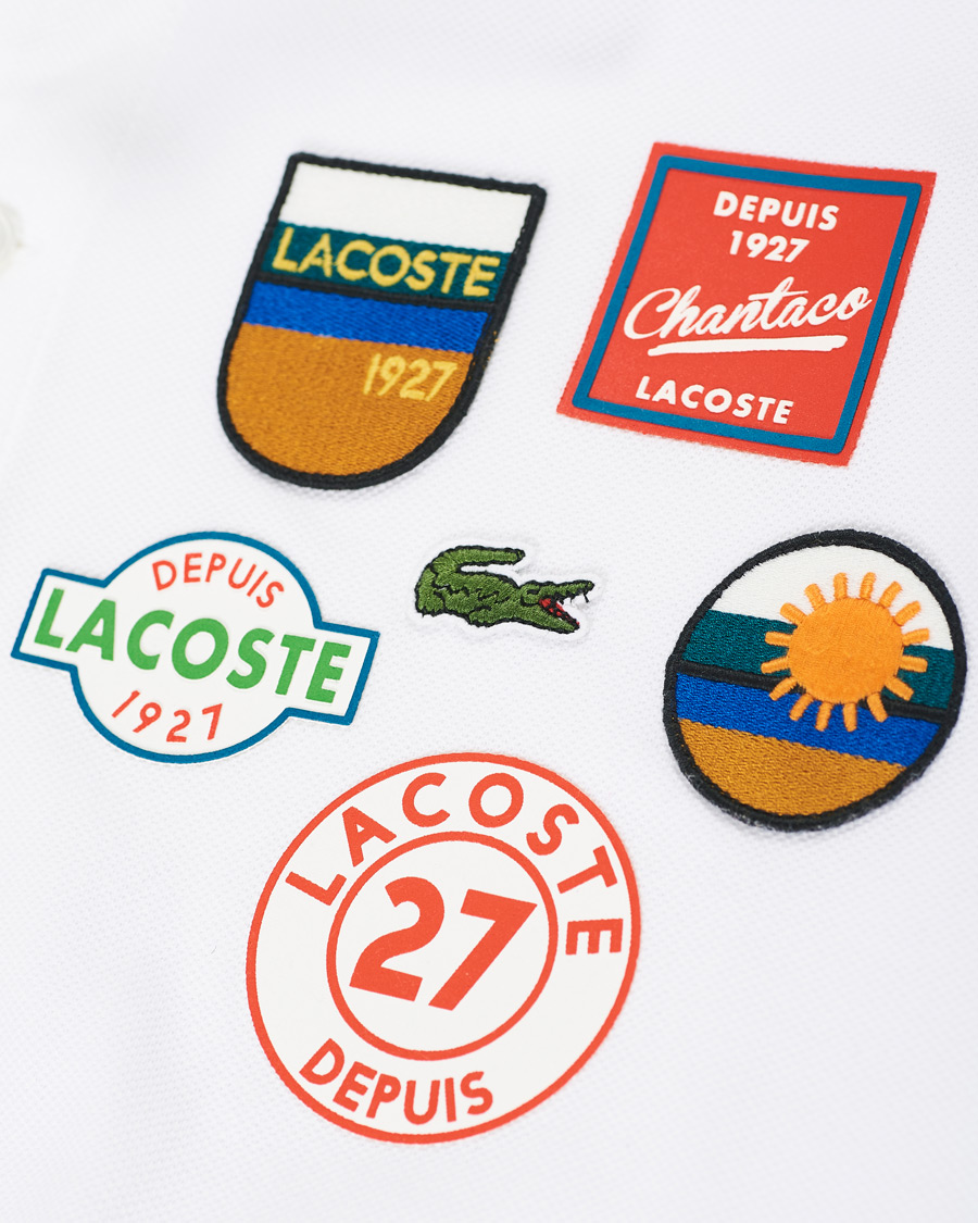 Heren | Polo's | Lacoste | Original Patch Polo Piké White