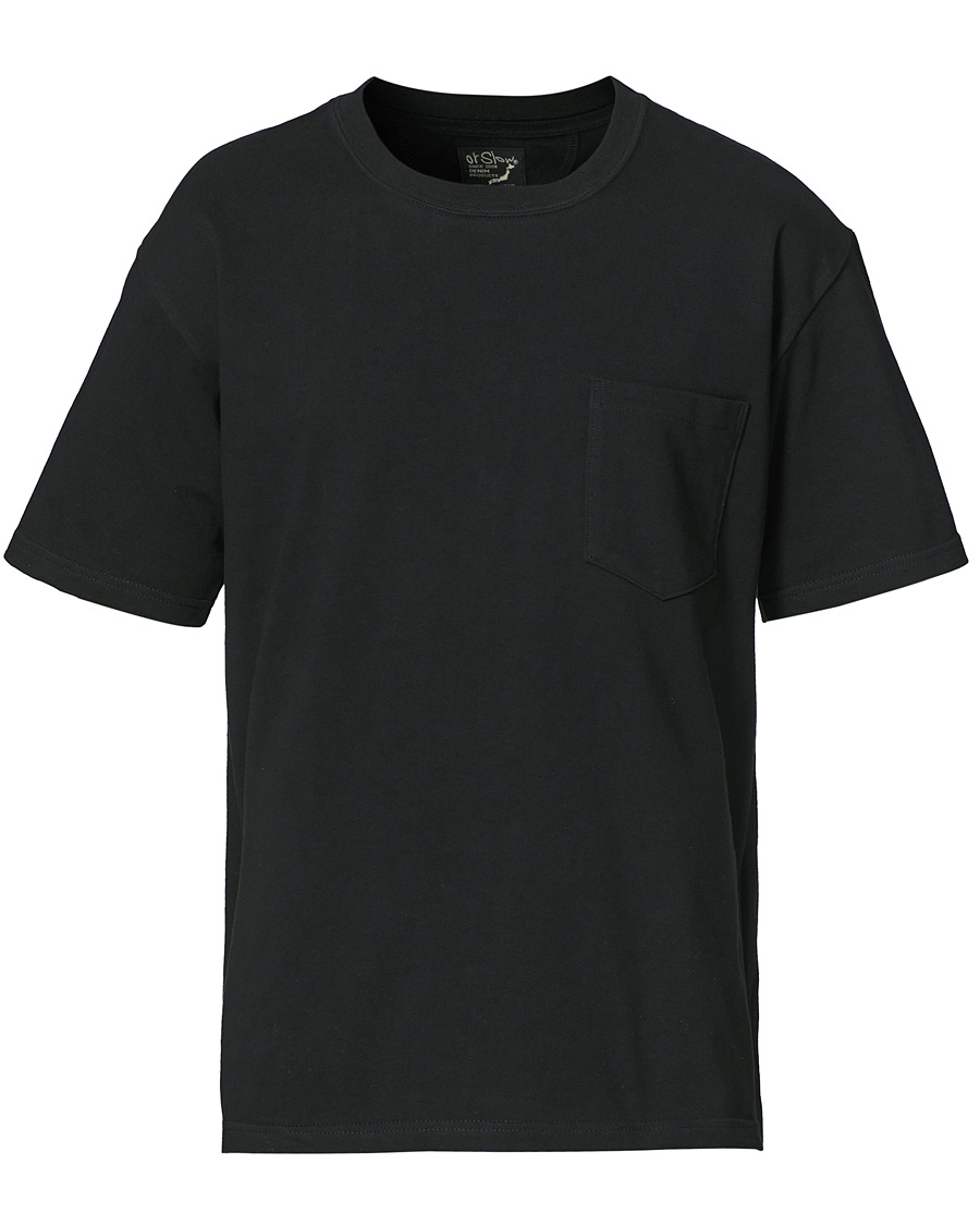 Homme | T-shirts | orSlow | Military Pocket Tee Black
