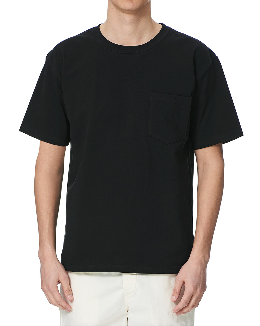 Homme | T-shirts | orSlow | Military Pocket Tee Black