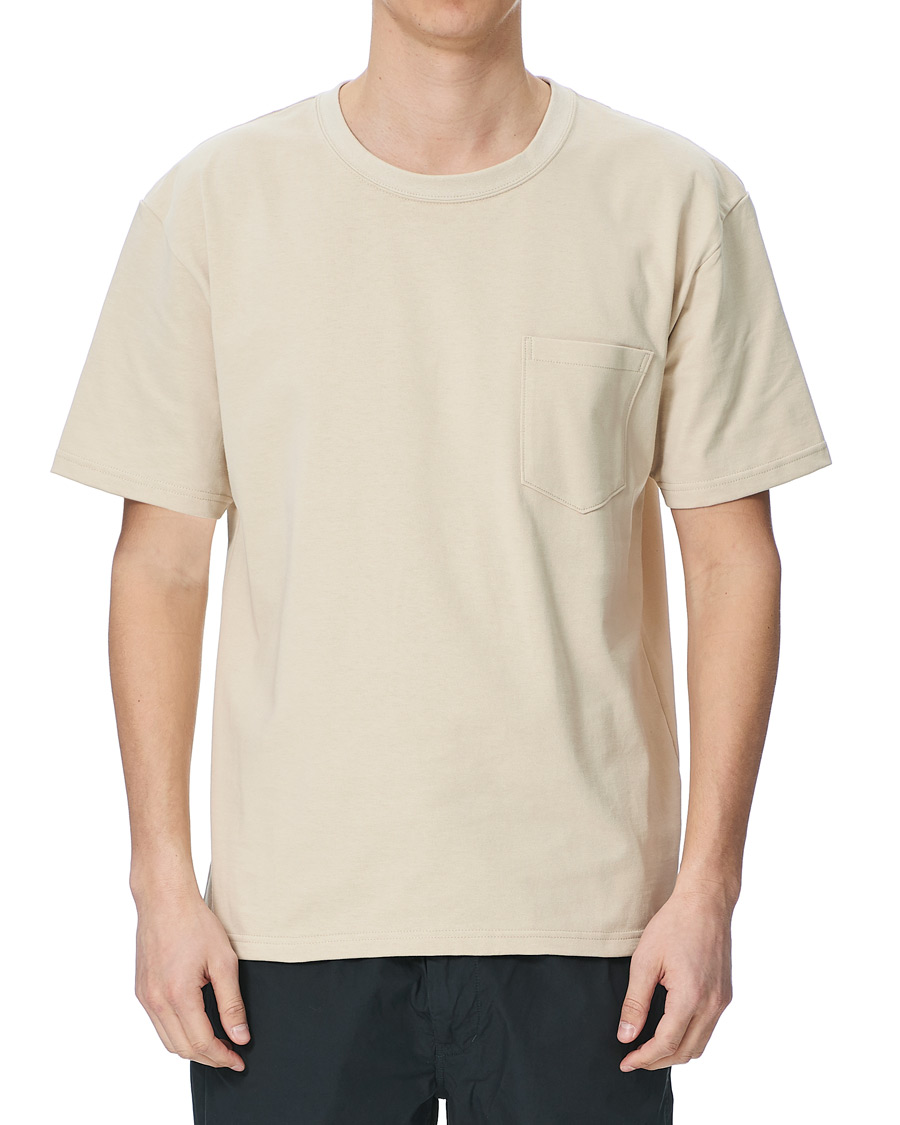 Homme | T-shirts | orSlow | Military Pocket Tee Beige