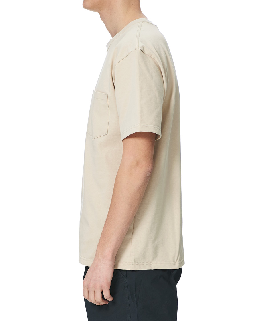 Homme | T-shirts | orSlow | Military Pocket Tee Beige