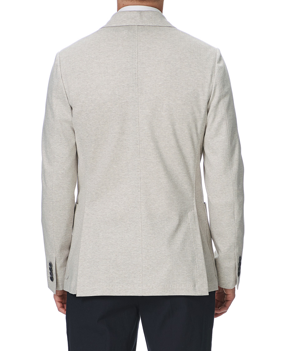 Heren | Blazers | Canali | Herringbone Jersey Blazer Sand