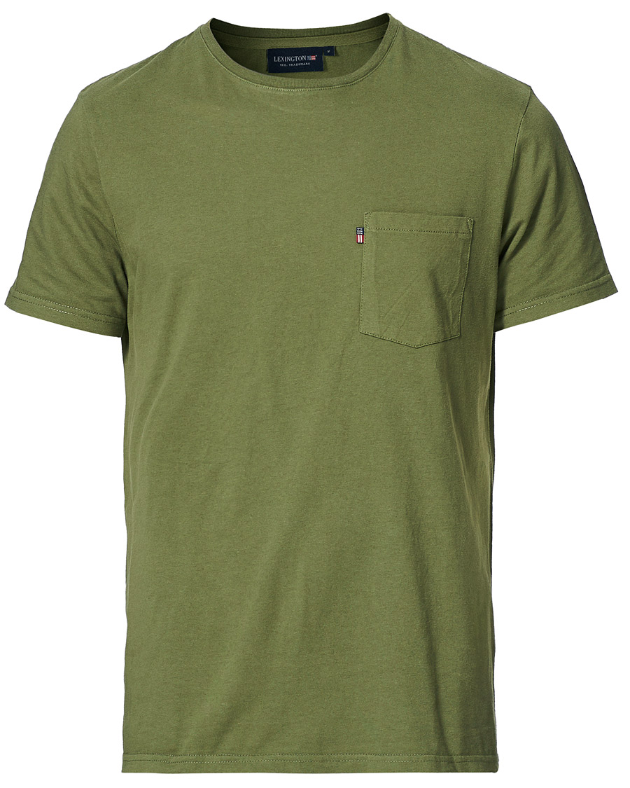 Homme | T-shirts | Lexington | Travis Pocket Crew Neck Tee Green