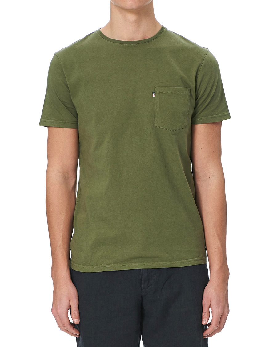 Homme | T-shirts | Lexington | Travis Pocket Crew Neck Tee Green