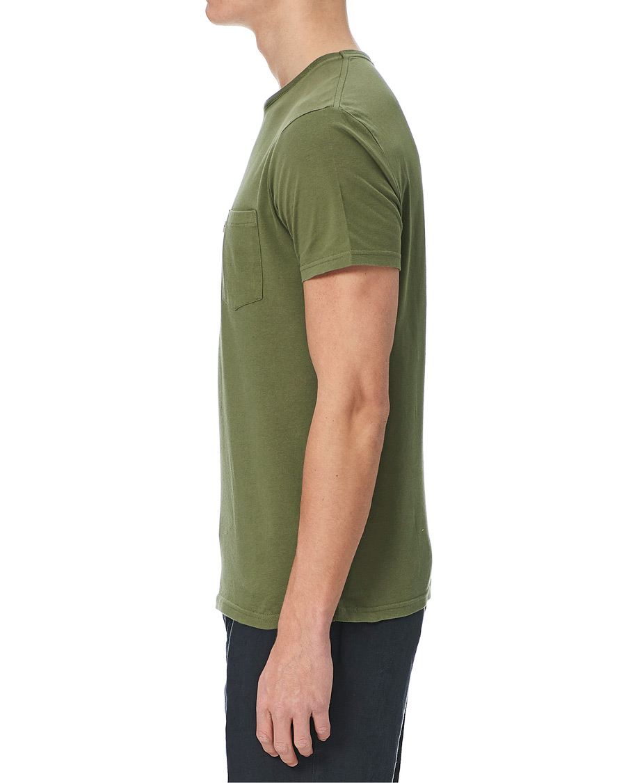 Homme | T-shirts | Lexington | Travis Pocket Crew Neck Tee Green