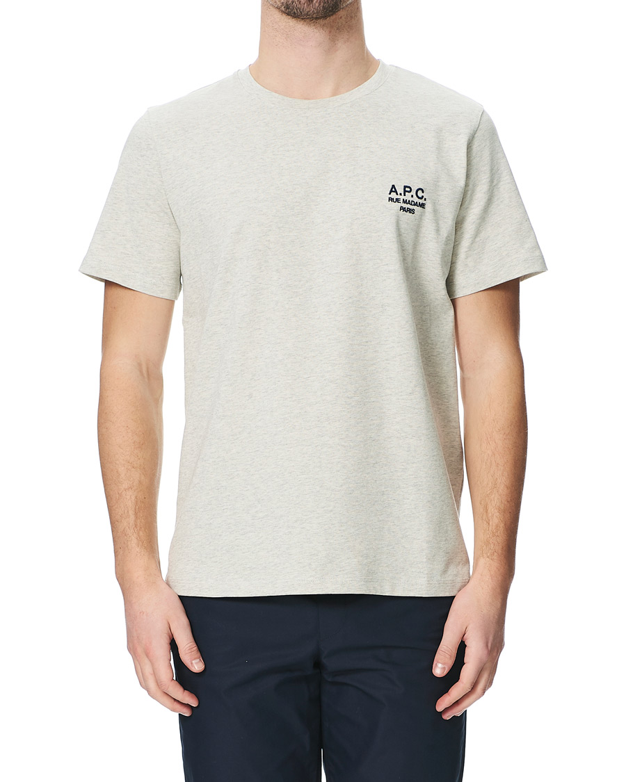 Homme | T-shirts | A.P.C. | Raymond Short Sleeve T-Shirt Ecru