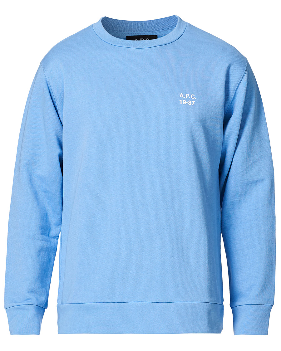 Homme | Pulls Et Tricots | A.P.C. | Mike Vintage Sweatshirt Light Blue