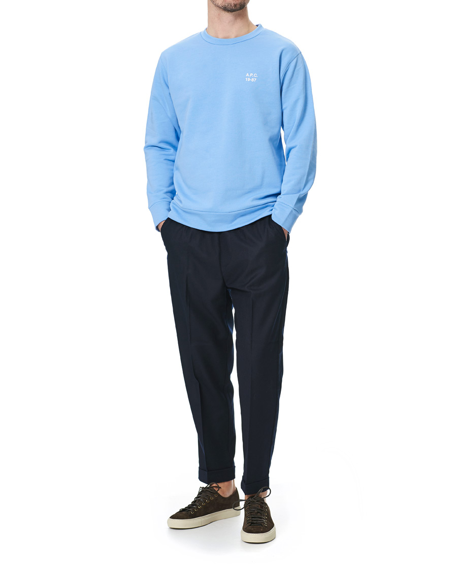 Homme | Pulls Et Tricots | A.P.C. | Mike Vintage Sweatshirt Light Blue