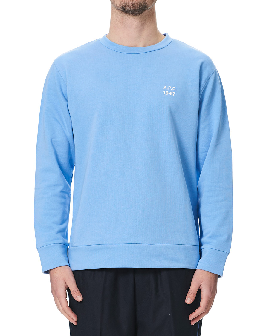 Homme | Pulls Et Tricots | A.P.C. | Mike Vintage Sweatshirt Light Blue