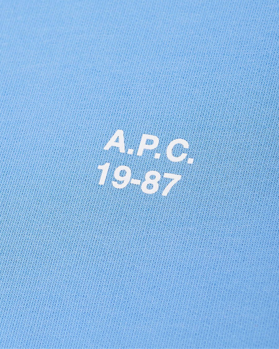 Homme | Pulls Et Tricots | A.P.C. | Jason Vintage Hoodie Light Blue