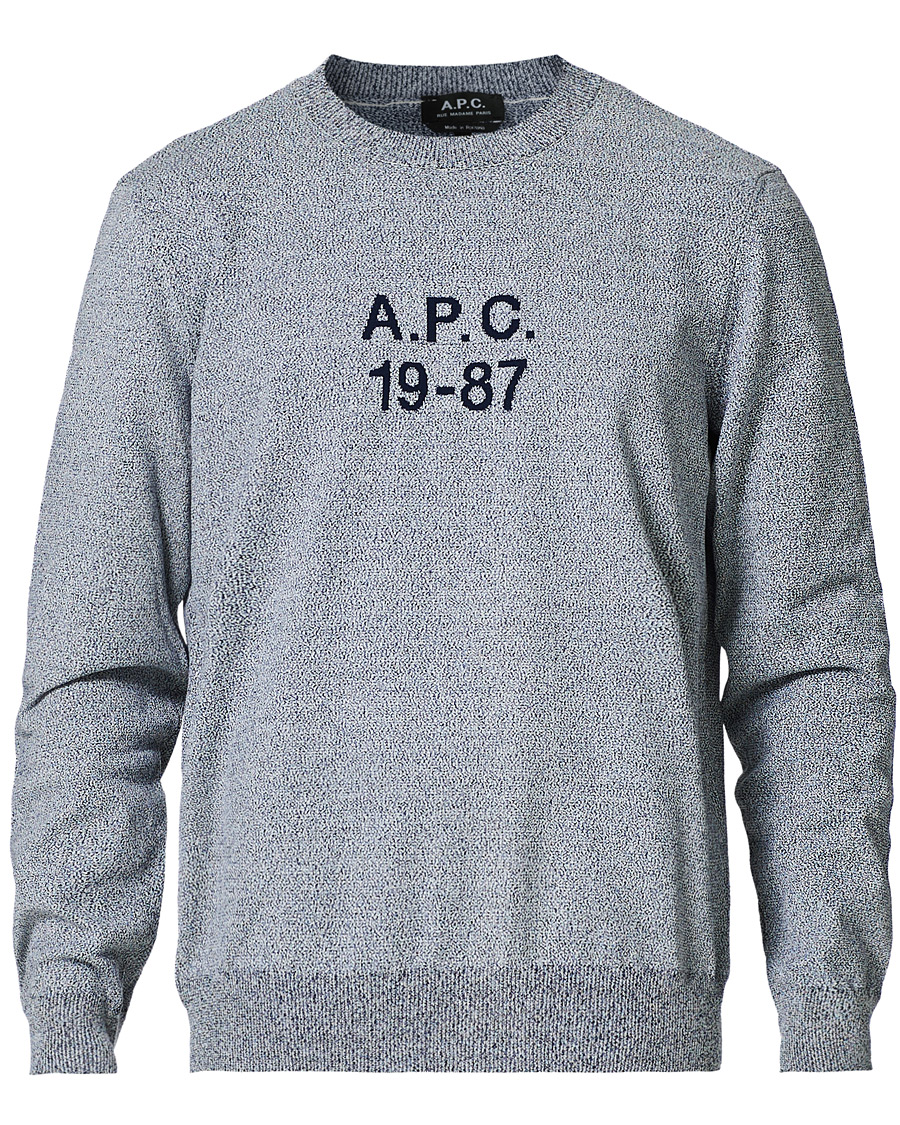 Homme | Pulls Et Tricots | A.P.C. | 1987 Pullover Steel Blue