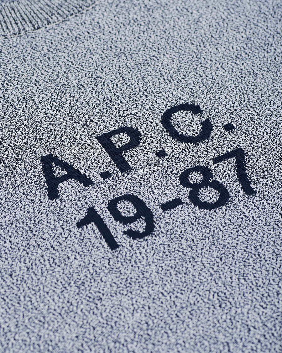 Homme | Pulls Et Tricots | A.P.C. | 1987 Pullover Steel Blue