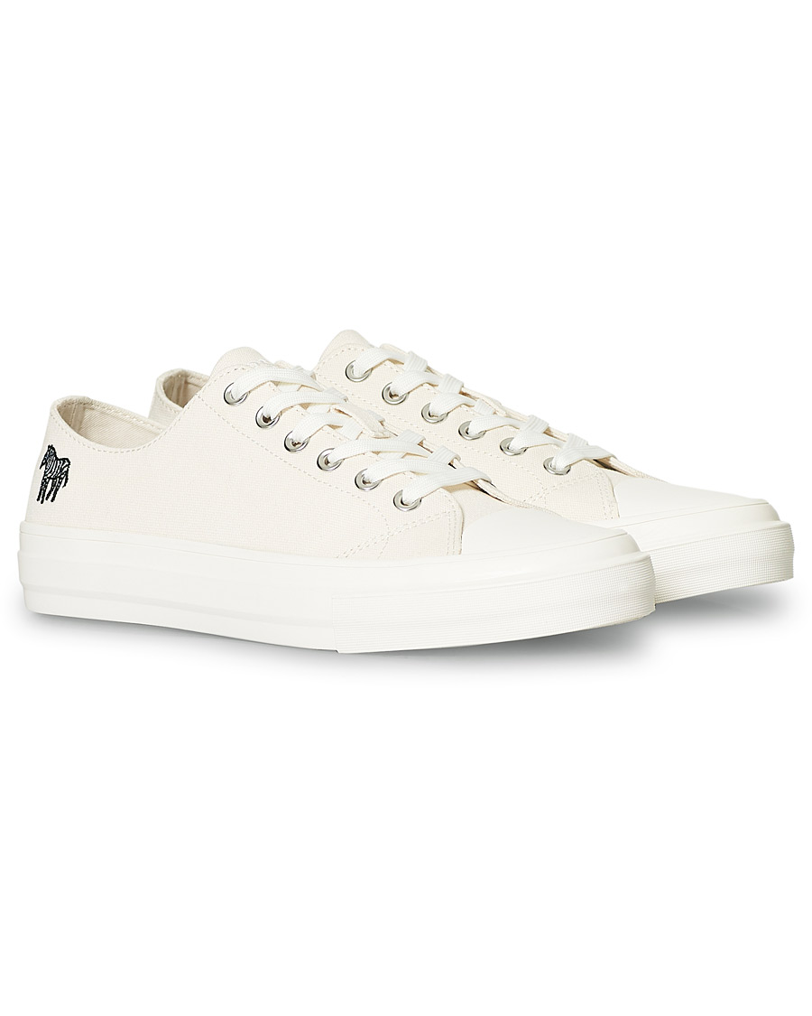 Homme | PS Paul Smith Kinsey Canvas Sneakers White | PS Paul Smith | Kinsey Canvas Sneakers White