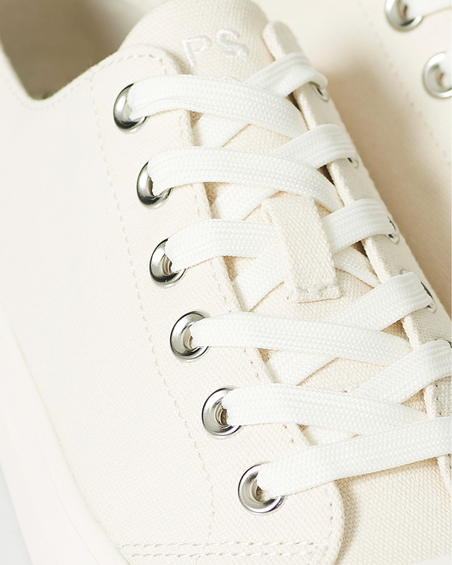 Homme | PS Paul Smith Kinsey Canvas Sneakers White | PS Paul Smith | Kinsey Canvas Sneakers White