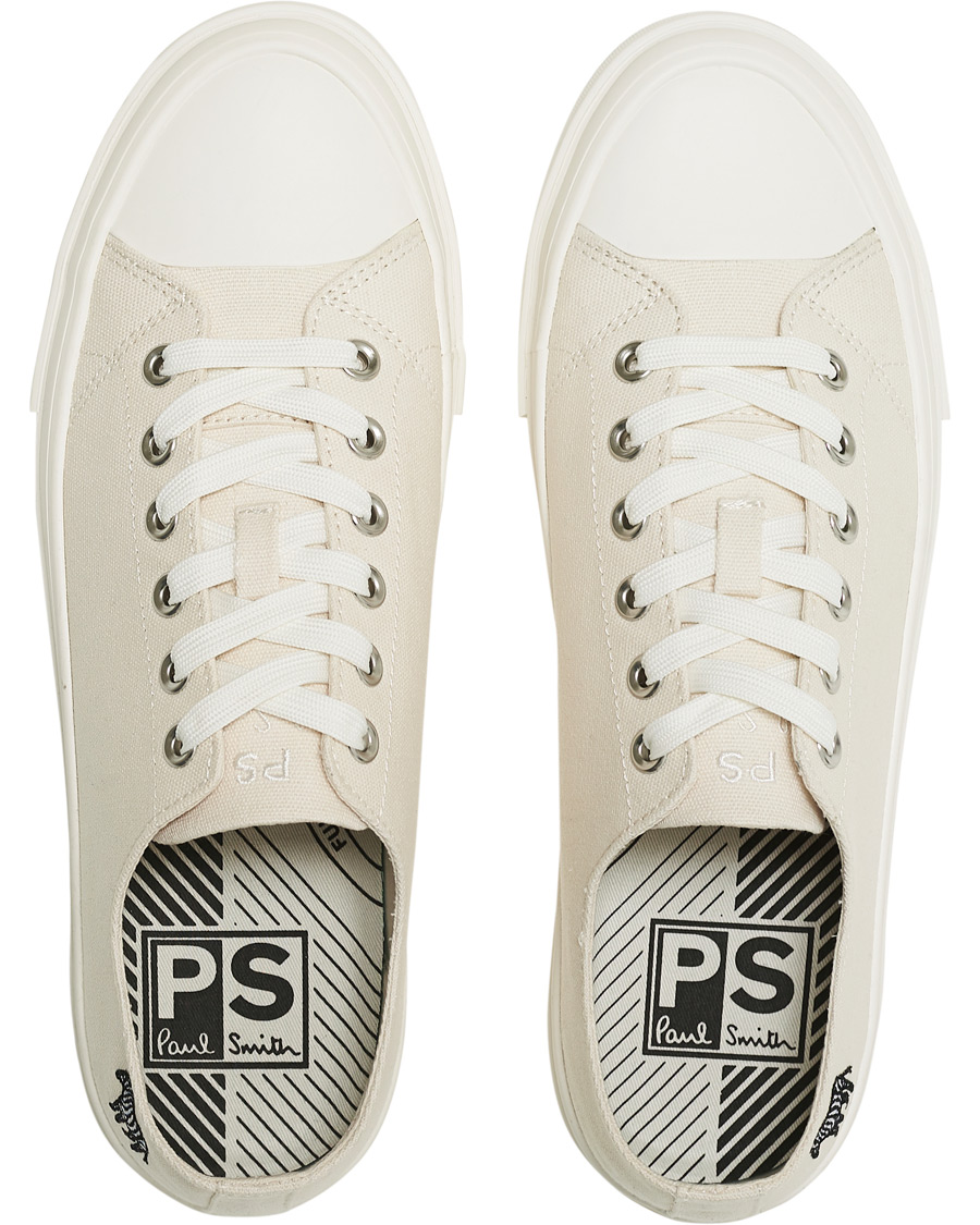 Homme | PS Paul Smith Kinsey Canvas Sneakers White | PS Paul Smith | Kinsey Canvas Sneakers White