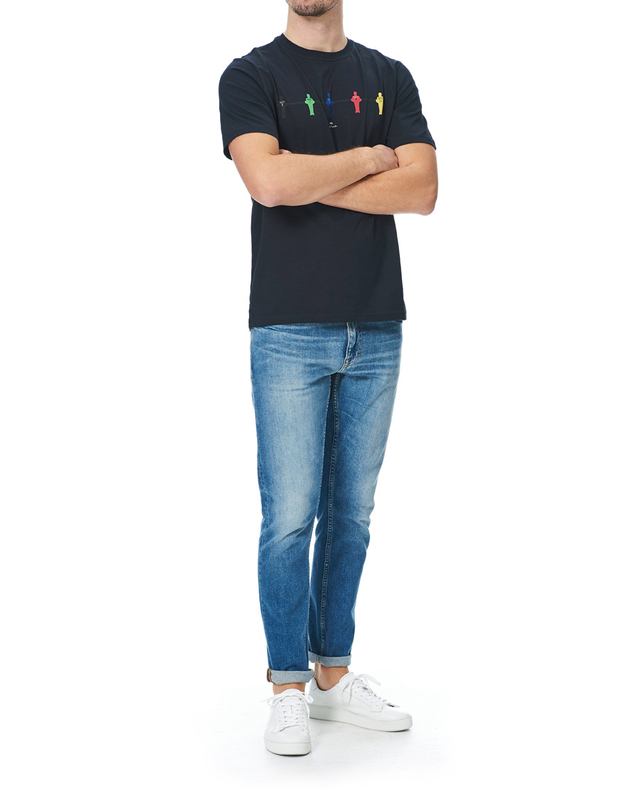 Heren | T-shirts | PS Paul Smith | Regular Fit Table Football Tee Navy