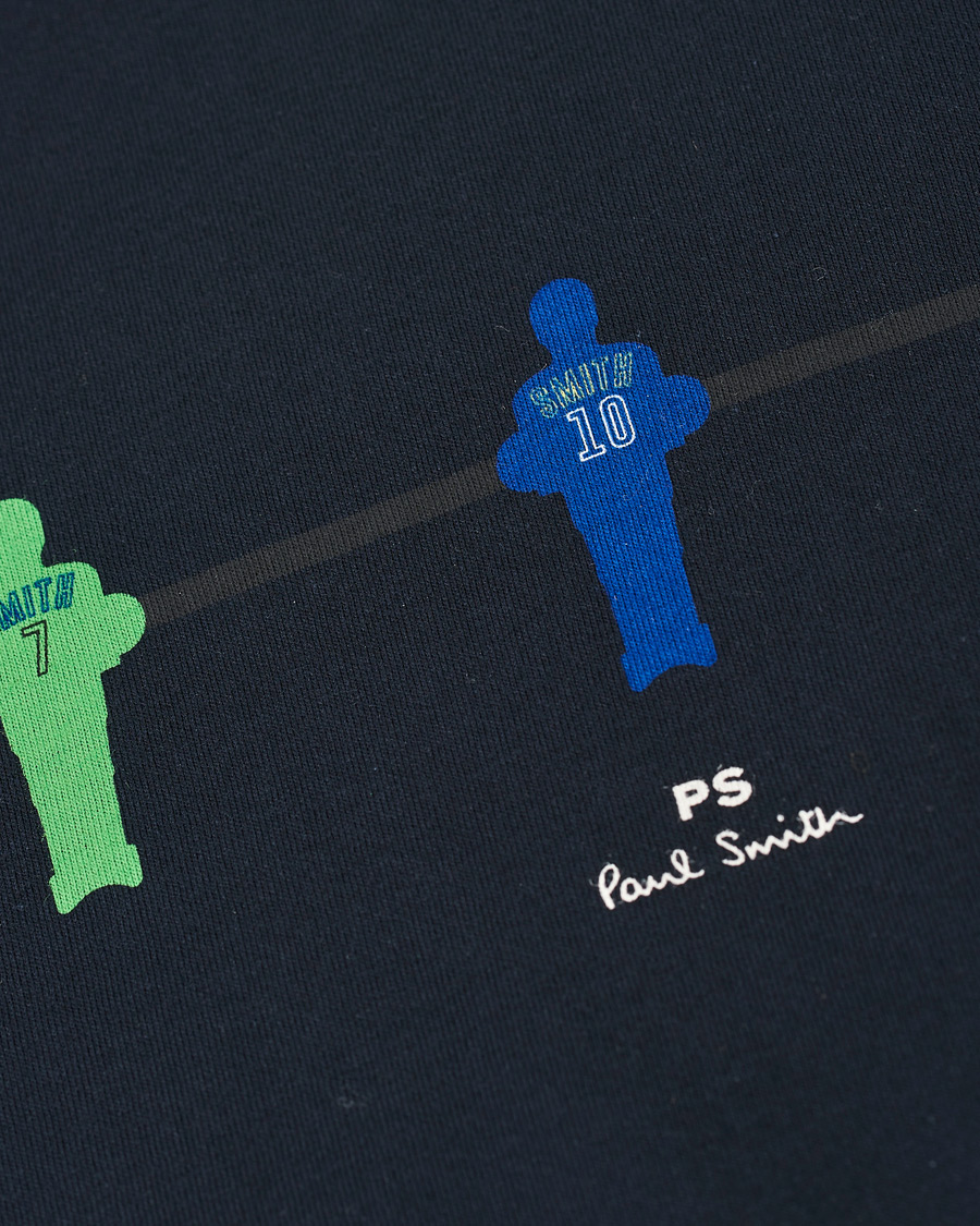 Heren | T-shirts | PS Paul Smith | Regular Fit Table Football Tee Navy