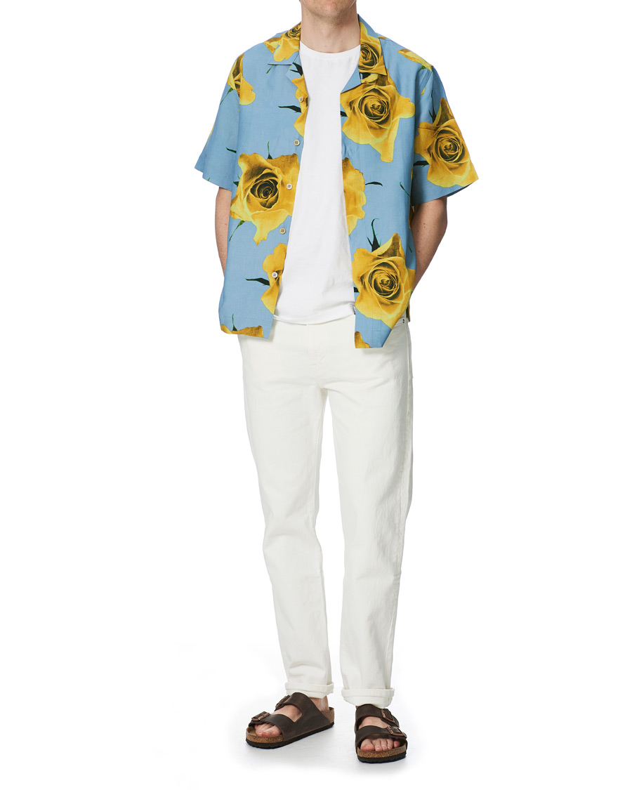 Homme | Chemises | Paul Smith | Tailored Fit Flower Print Resort Shirt Green