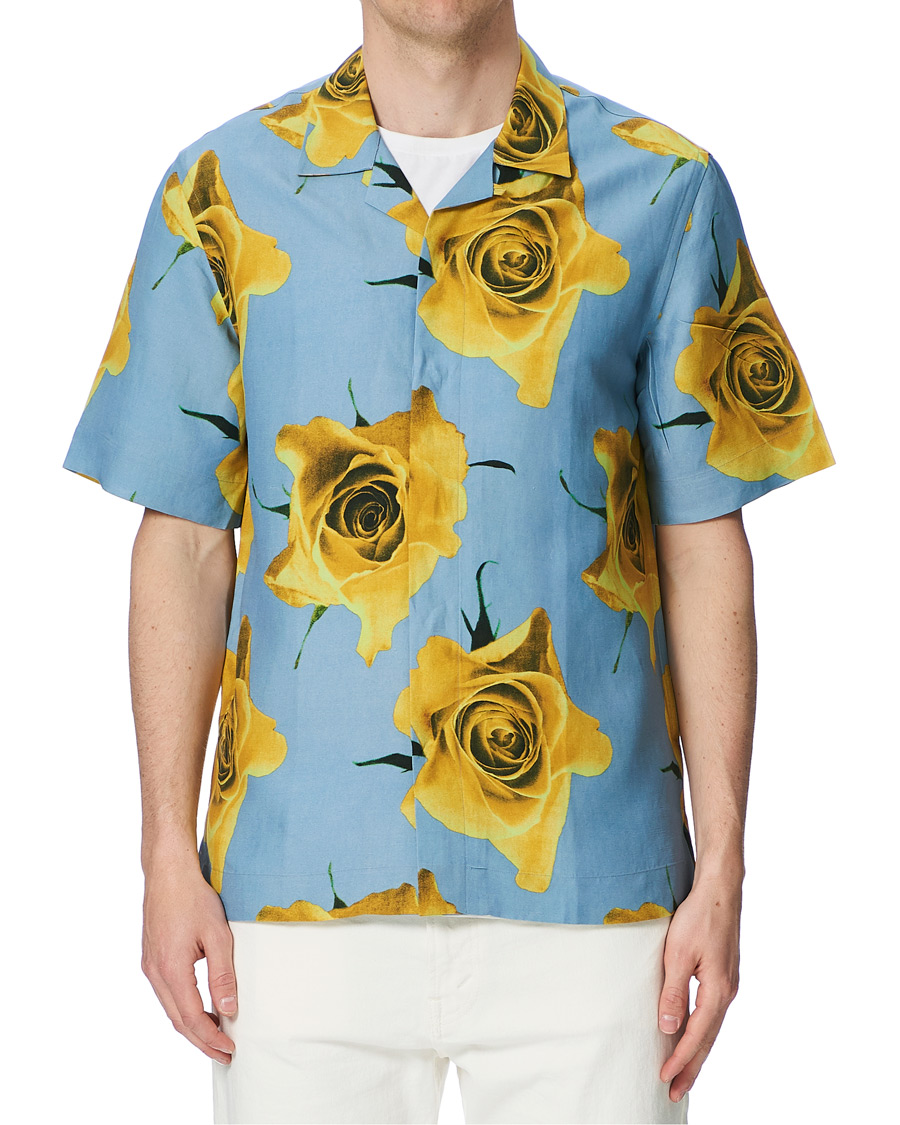 Homme | Chemises | Paul Smith | Tailored Fit Flower Print Resort Shirt Green