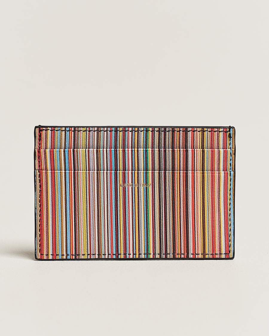 Homme | Paul Smith Signature Stripe Card Holder Multi | Paul Smith | Signature Stripe Card Holder Multi