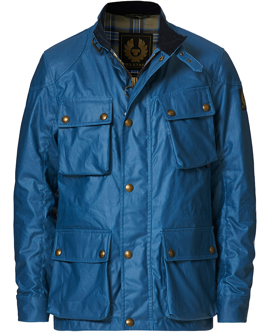 Homme | Manteaux Et Vestes | Belstaff | Fieldmaster Waxed Jacket Airforce Blue