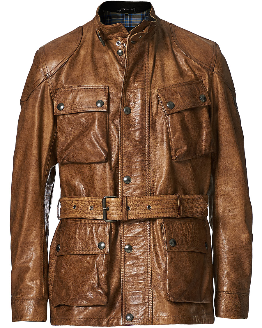 Homme | Manteaux Et Vestes | Belstaff | Trialmaster Panther 2.0 Leather Jacket Burnished Gold