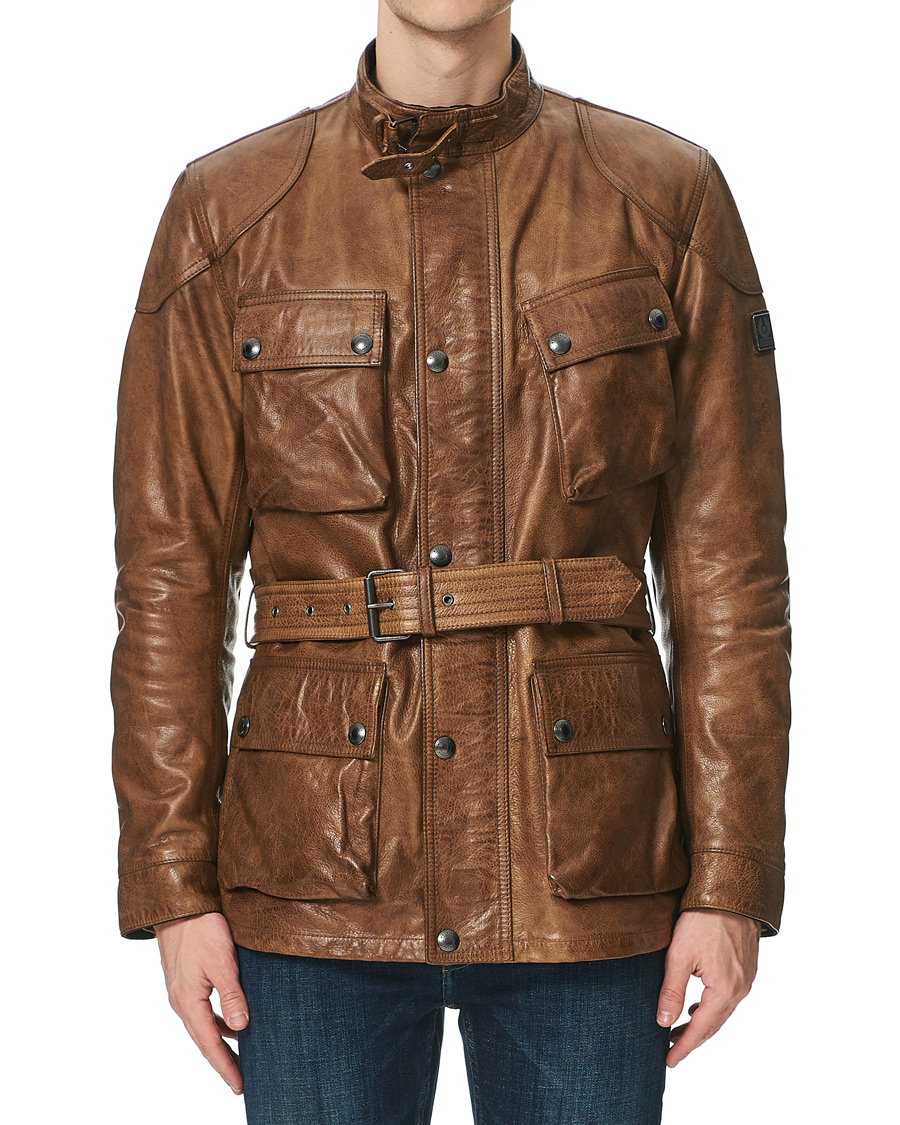 Homme | Manteaux Et Vestes | Belstaff | Trialmaster Panther 2.0 Leather Jacket Burnished Gold