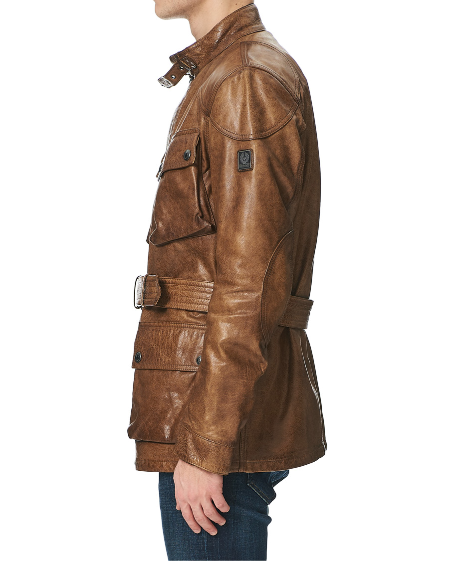 Homme | Manteaux Et Vestes | Belstaff | Trialmaster Panther 2.0 Leather Jacket Burnished Gold