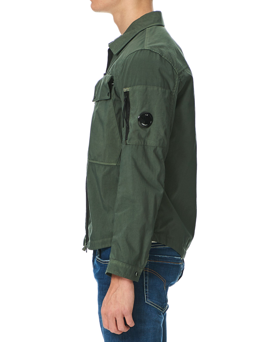 Homme | Chemises | C.P. Company | Taylon P Garment Dyed Shirt Jacket Green