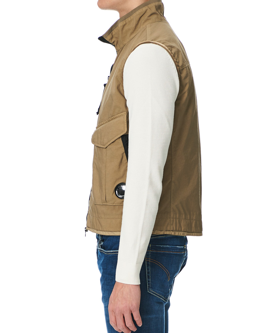Homme | Manteaux Et Vestes | C.P. Company | Taylon P Lens Vest Sand