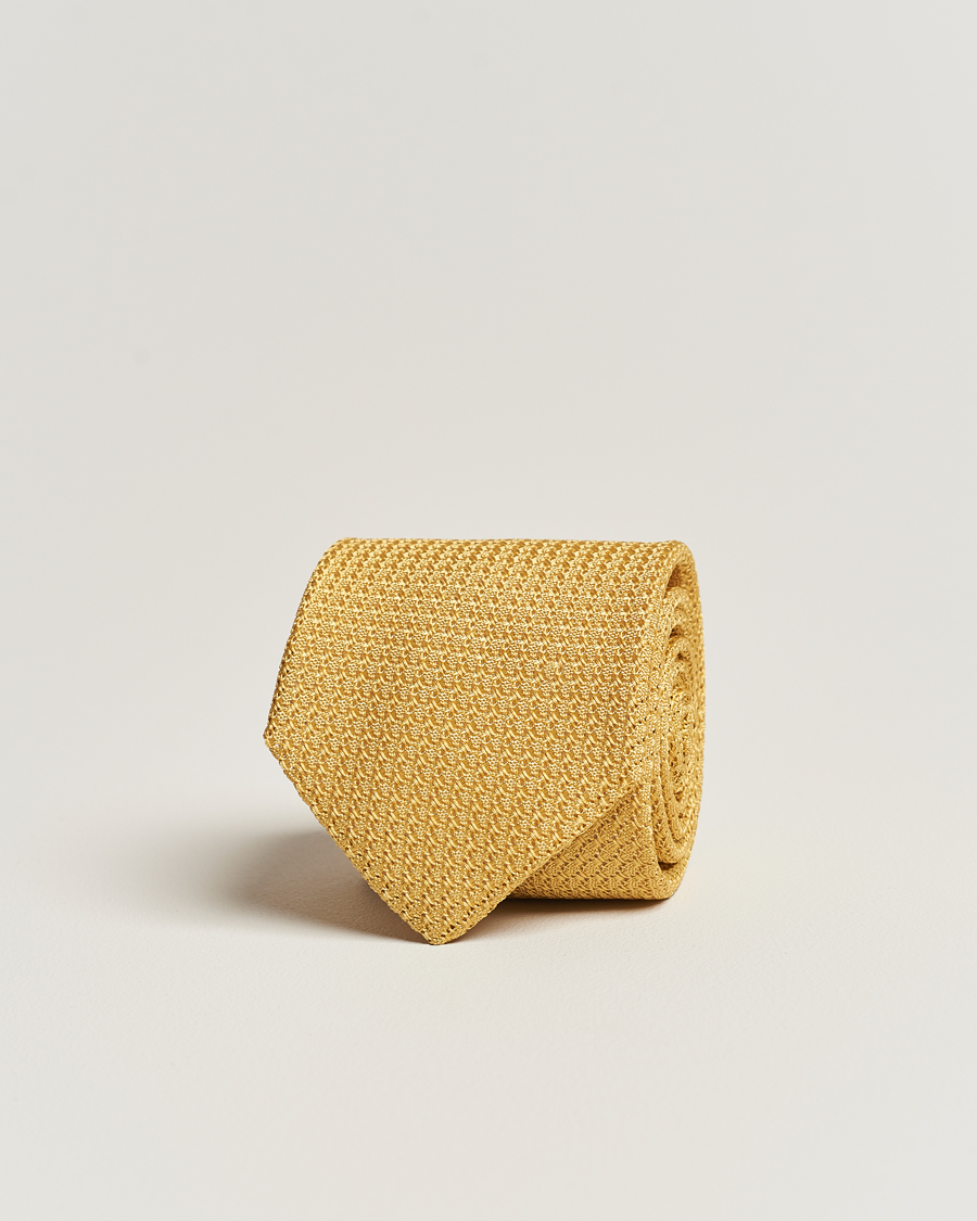 Homme | Amanda Christensen Silk Grenadine 8 cm Tie Lemon | Amanda Christensen | Silk Grenadine 8 cm Tie Lemon