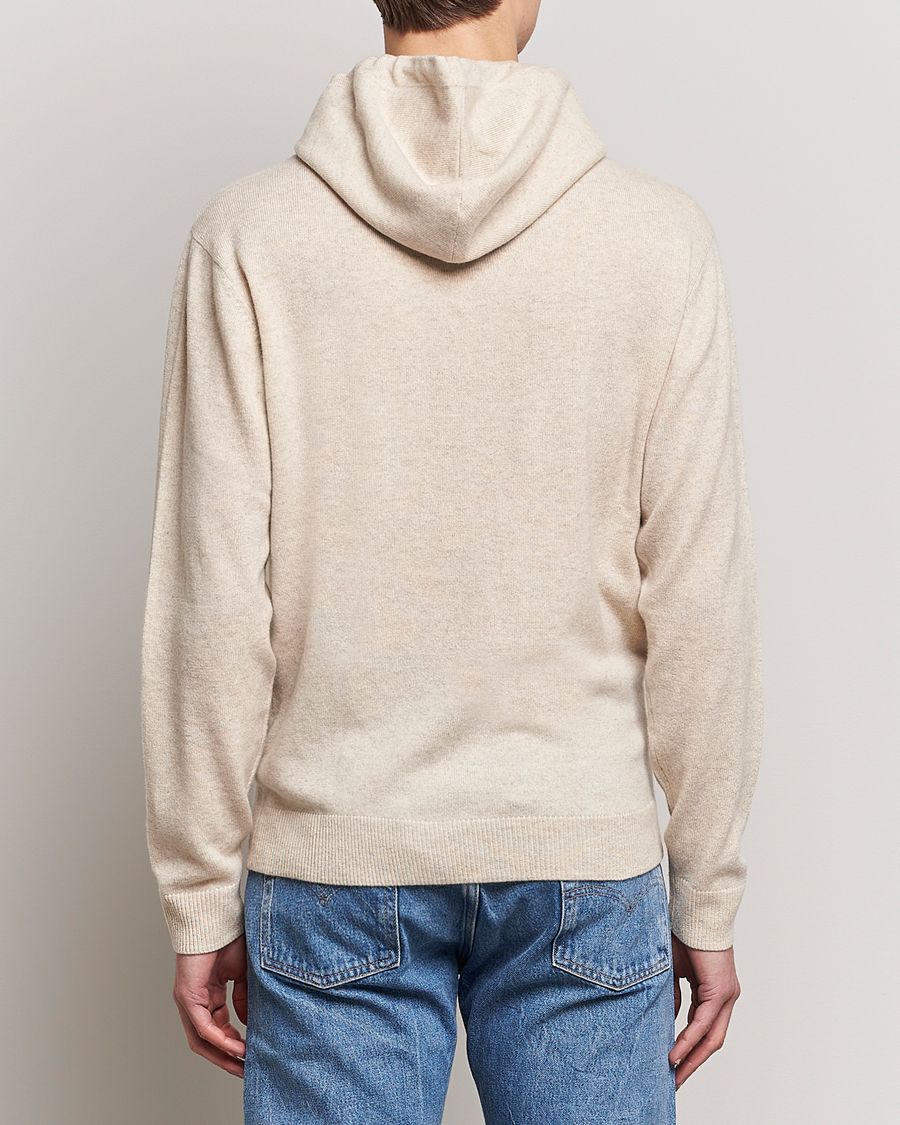 Heren | Truien | People's Republic of Cashmere | Cashmere Hoodie Oatmilk