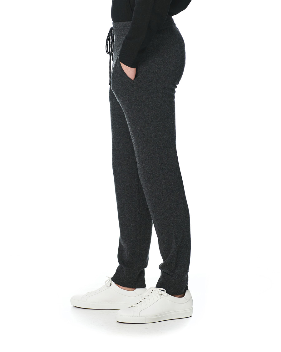 Homme | Pantalons | People's Republic of Cashmere | Cashmere Sweatpants Dark Grey