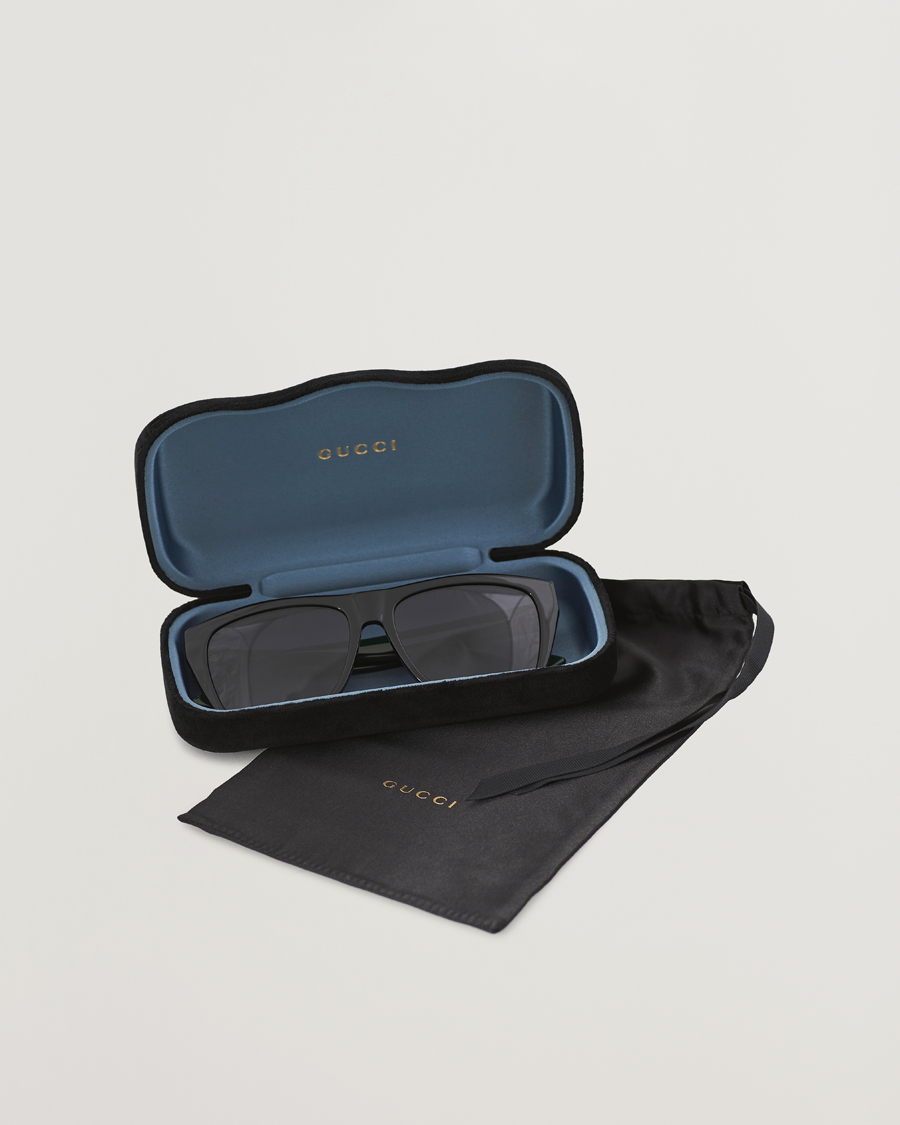 Homme | Lunettes De Soleil | Gucci | GG0926S Sunglasses Black/Green